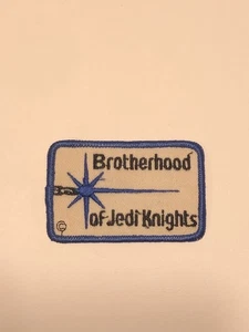 NOS 1977 Vintage STAR WARS Brotherhood Of Jedi Knights Patch Novelties New Old - Picture 1 of 4