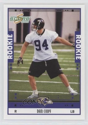 2005 Score Rookie Dan Cody #362 Rookie RC - Image 1 of 2