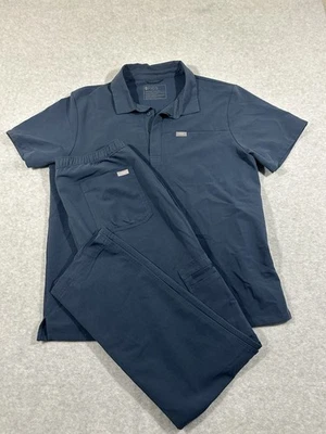 Conjunto de Figs Mujer Pantalones Médicos Grandes Azul Gris Colección Técnica Médica Foto 1 de 4