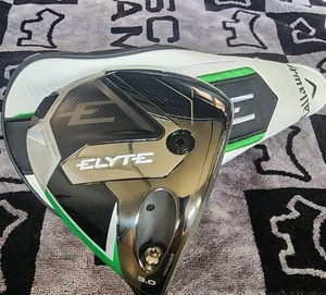 CALLAWAY ELYTE DRIVER 9* DENALI CHARCOAL STIFF W HEAD COVER - Picture 1 of 4