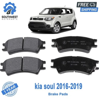 Pastillas de freno delanteras izquierda y derecha nuevas para Kia Soul 2014-2017 Foto 1 de 4