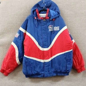 Apex One Pro Line New England Patriots Puffer Jacket NFL Herren XL Vintage 90s Wave - Bild 1 von 17