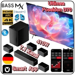 ULTIMEA Poseidon D70 Soundbar Lautsprecher 7.1 3D Surround System App-Steuerung - Bild 1 von 15