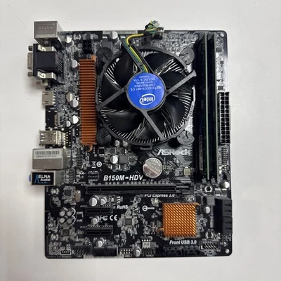 Mainboardkit aus i5-6400, 8GB DDR4, ASROCK Mainboard B150M-HDV und Kühler - Bild 1 von 2