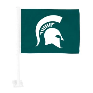 Michigan State Spartans Large 11" x 14" Auto Car, Truck or SUV Flag - Imagen 1 de 1