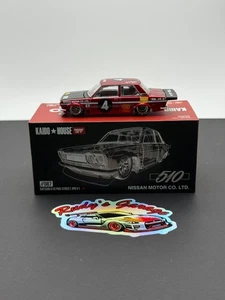 Kaido House Datsun 510 Pro Street Japón V1 rojo #087 KHMG087 - Imagen 1 de 4