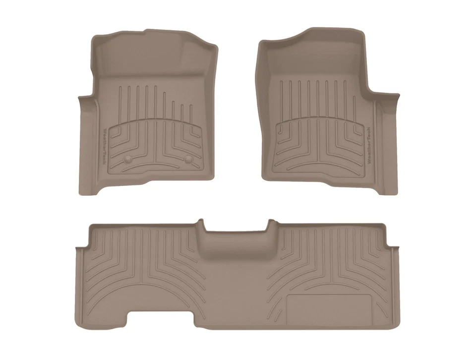 WeatherTech FloorLiner HP para Ford F-150 2012-2013 - 1ª y 2ª fila, negro Foto 1 de 1