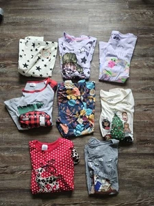 Girl's Size XL-2XL 14-18 Clothes 8 Piece Lot Shirts,, Leggings - Picture 1 of 9
