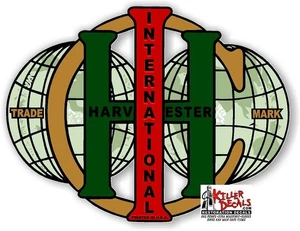 4.25"x3.25" INTERNATIONAL IH WORLD - HIT AND MISS GAS ENGINE TRACTOR DECAL - Imagen 1 de 1