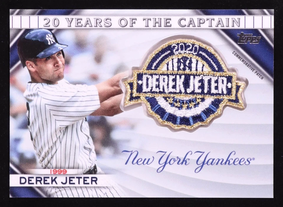 DEREK JETER 2020 Topps Update Series 20 Years of the Patch (YANKEES HOF) 🔥🔥 - Image 1 of 2