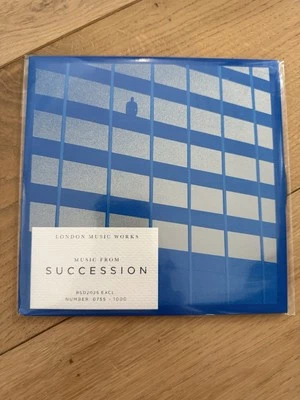 Succession OST RSD 2025 7” Transparent Blue Vinyl 1000 Copies WW + Numbered Card - Image 1 of 3