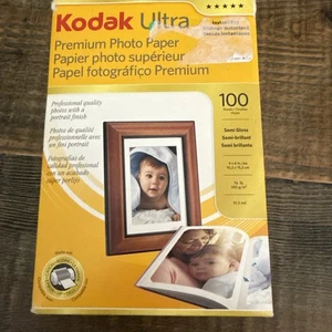 Open Box Kodak Ultra Premium Semi-Gloss photo paper 4x6 - Afbeelding 1 van 6
