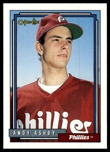 1992 O-Pee-Chee ! Andy Ashby Philadelphia Phillies #497 - Picture 1 of 2
