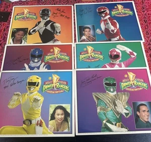 1994 SABAN’S Mighty Morphin Power Rangers Official Fan Club Signature Pictures - Picture 1 of 7