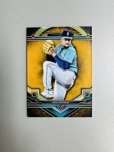 2024 Topps Triple Threads Baseball Luis Castillo #106 Gold 15/99 - Bild 1 von 9