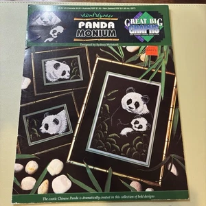 Panda Cross Stitch Pattern Booklet Panda Monium Great Big Graphs - Picture 1 of 2
