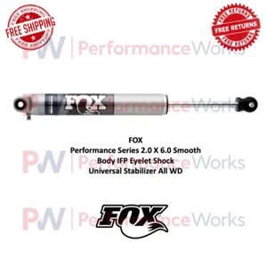 Fox 2.0 X 6.0 Steering IFP Shock Stabilizer Universal Eyelet Mount Travel 6.120" - Picture 1 of 12