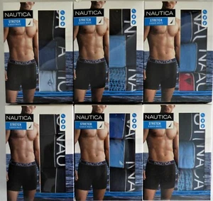 Paquete de 3 calzoncillos boxer elásticos NAUTICA ropa interior para hombre elige talla y color S M L o XL - Imagen 1 de 20