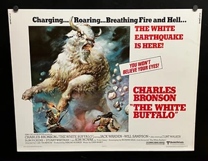 Original 1977 THE WHITE BUFFALO Half Sheet Movie Poster 22 x 28 CHARLES BRONSON - Bild 1 von 8