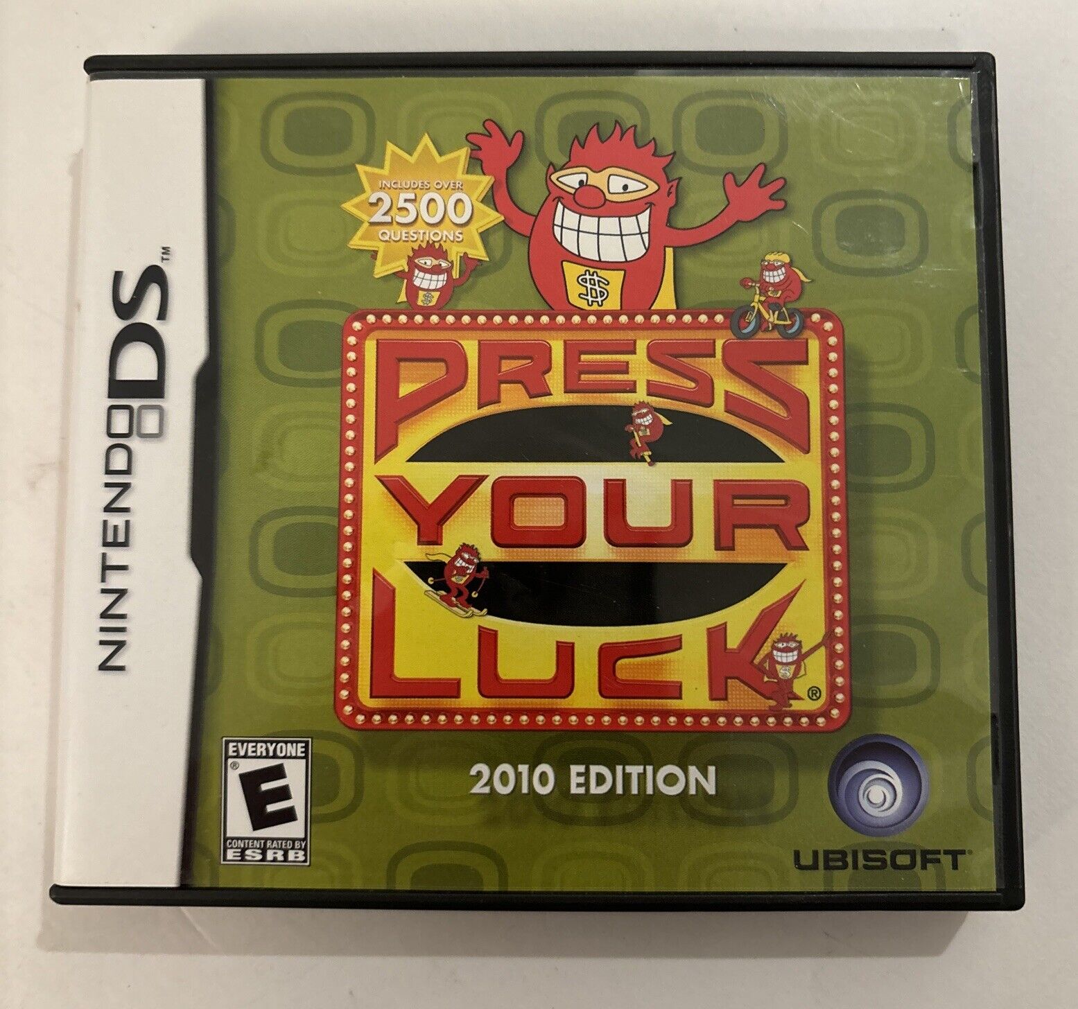 Press Your Luck: 2010 Edition (2009, Nintendo DS) Case & manual Only - NO GAME
