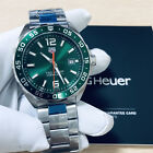 Tag Heuer Formula 1 Green Dial 43mm Men's Quartz Steel Watch Waz1017.ba0842