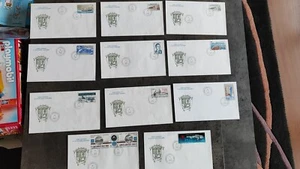 TAAF LOT 11 ENVELOPPES TERRES AUSTRALES ANNEE POLAIRE CHARCOT TRAINEAU TB - Photo 1/1