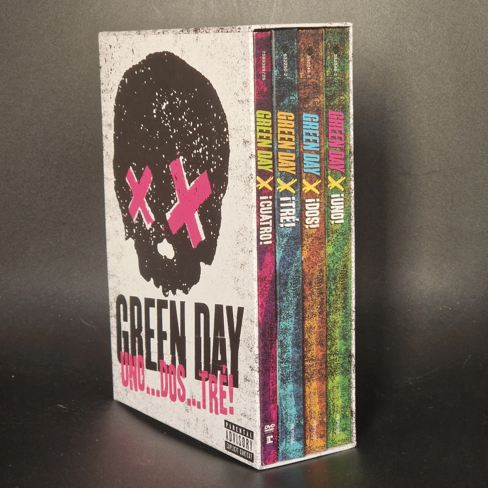 GREEN DAY Uno Dos Tre Cuatro 3 CD + 1 DVD Luxus Box Set *RAR* - Bild 1 von 4