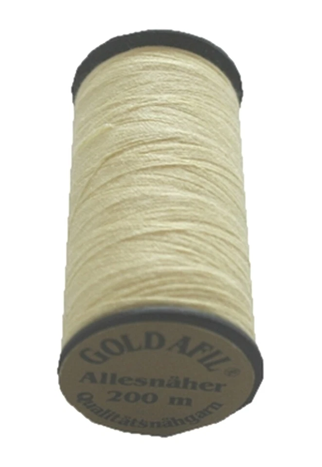 (0,02€/m) Nähmaschinen Nähgarn Polyester 40/2 hellgelb 200 m (1076) - Bild 1 von 1