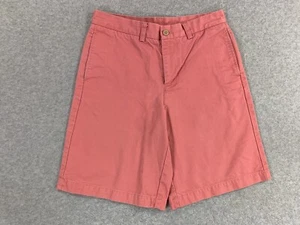 Vineyard Vines Classic Solid 100% Cotton Chino Shorts (Boy's Size 18) Jetty Red - Picture 1 of 11