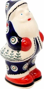 Polish Pottery Santa Claus Statue, Zaklady Ceramiczne Boleslawiec - Picture 1 of 3