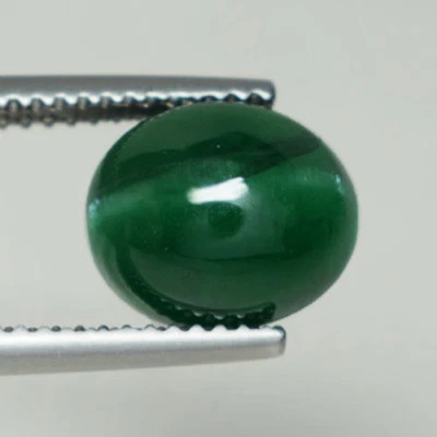 4,77 ct RARA PIEDRA PRECIOSA APATITA NATURAL AZUL VERDE CABUJÓN OJO DE GATO VER VDO SP Foto 1 de 2