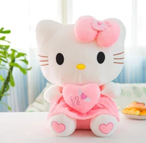 SANRIO HELLO KITTY PLUSH 30cm ANIME GIFT CUSHION CAR DECOR ROOM SOFT TOY BIRTH - Picture 1 of 1