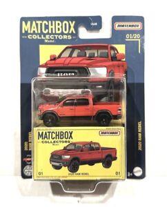 2022 Matchbox Collectors -  2020 Dodge Rebel Red Truck 01/20 HTF NEW