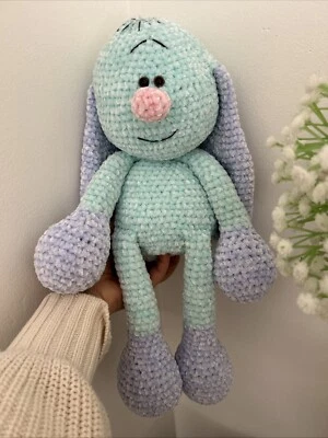 钩针 兔子 毛绒 手工制作, amigurumi 兔子, 手工制作 兔子, 毛绒 兔子 — 第 1/3 张图片