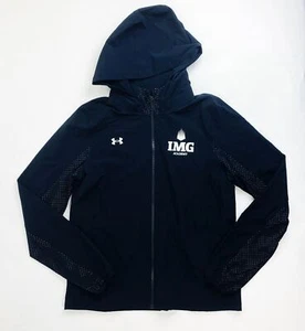 Under Armour IMG Academy Ascenders Squad 3.0 Full Zip Jacket Women's Small Black - Picture 1 of 2