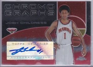 JOSH CHILDRESS 2005-06 Topps Chrome "ChromoGraphs" Autograph Card #CH-JC - Picture 1 of 2