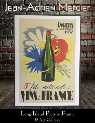 Jean-Adrein Mercier 5th National Wine Festival of France 1937 Lithograph - Image 1 of 3