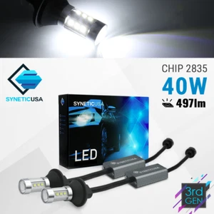 Syneticusa 1157/2057 6000K Blanco 15-LED Luz de señal de giro Par de bombillas sin errores - Imagen 1 de 8