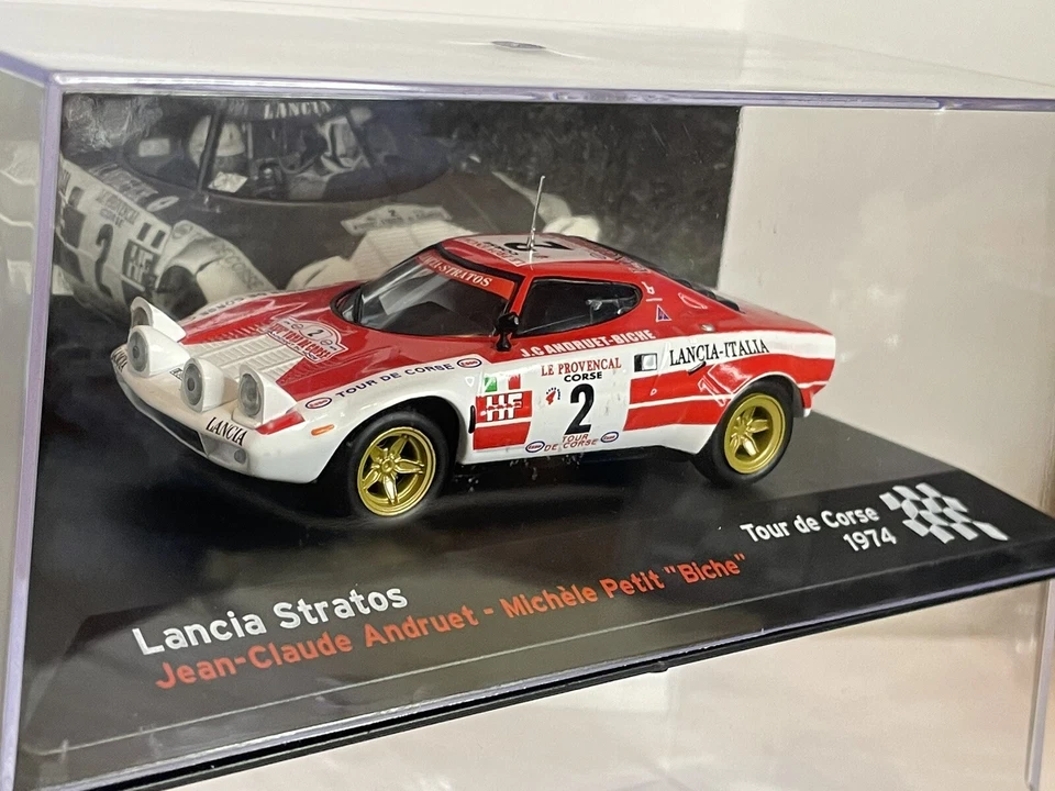 1/43 LANCIA STRATOS  TOUR DE CORSE 1974 JEAN-CLAUDE ANDRUET - Image 1 of 1