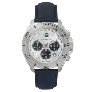 Nautica Men's Watch Chronograph Andover Navy NAPADR001 - Picture 1 of 1