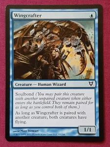 Magic The Gathering AVACYN RESTORED WINGCRAFTER blue card MTG - Picture 1 of 2