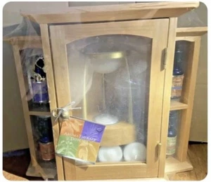 Finely Crafted Cabinet & Aromatherapy Diffuser Set with (4) Pure Essential Oils - Picture 1 of 5