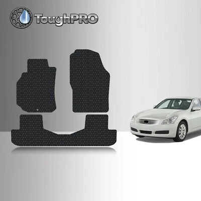 ToughPRO Floor Mats Black For Infiniti G35 Sedan All Weather 2003-2006 - Image 1 of 4
