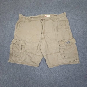 Wrangler Shorts Men 40 Beige Ripstop relaxed Cargo Outdoor Hiking cotton Size 40 - Picture 1 of 9