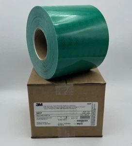 3M 3937 High Intensity Prismatic Reflective Sheeting Green 6 in x 50 yd 6"x150' - Picture 1 of 13