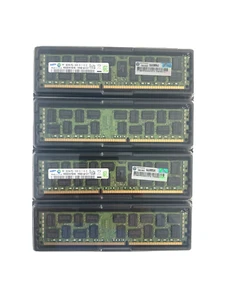 32GB (4x8GB) 2Rx4 PC3L-10600R-09-11-E2-D3 CN M393B1K70DH0-YH9 SAMSUNG RAM - Picture 1 of 1