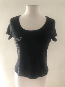 Bad Boy Off Road Woman's Black Fitting T-Shirt Size Medium - Picture 1 of 5