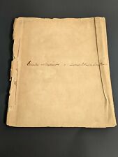 Rare Antique 1788 Countess Strathmore Divorce Trial Manuscript 18th Century