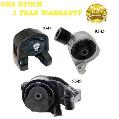 3 PIEZAS MONTAJE MOTOT Y TRANS APTO PARA KIA SEDONA 2006-2010 3,8 L Foto 1 de 4