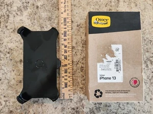 New Open Box OtterBox Black Defender Case IPhone 13 - Photo 1 sur 3
